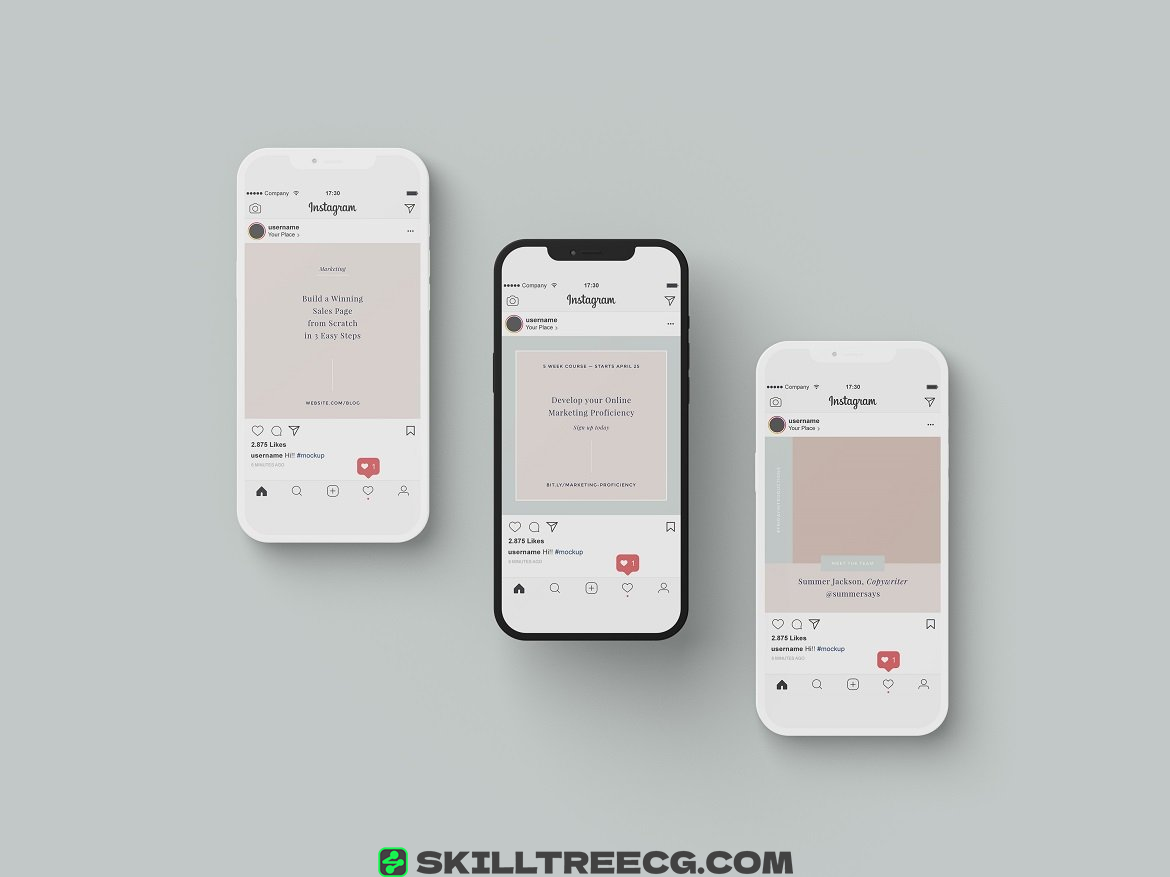 图片[4]-Phone 12 Pro Clay Presentation – Mockup（502916）-技能树
